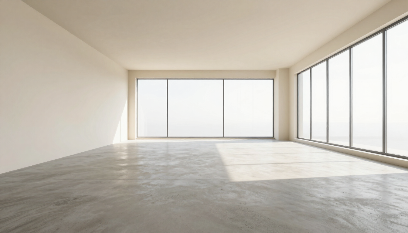 A clean white box shell ready for tenants