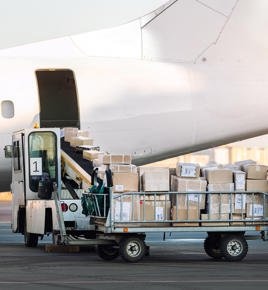 A truck with the number 1 on it is loaded with boxes