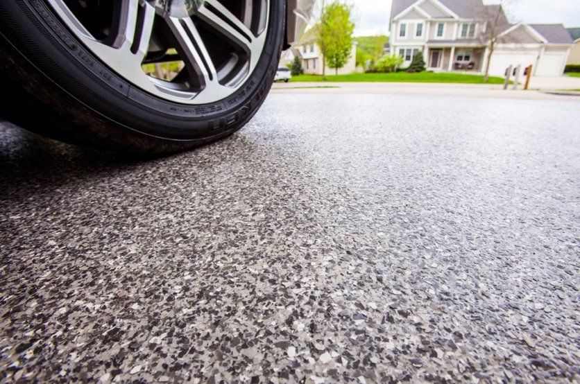 Car Wheel — Plains, MT — Firestone Concrete Coatings