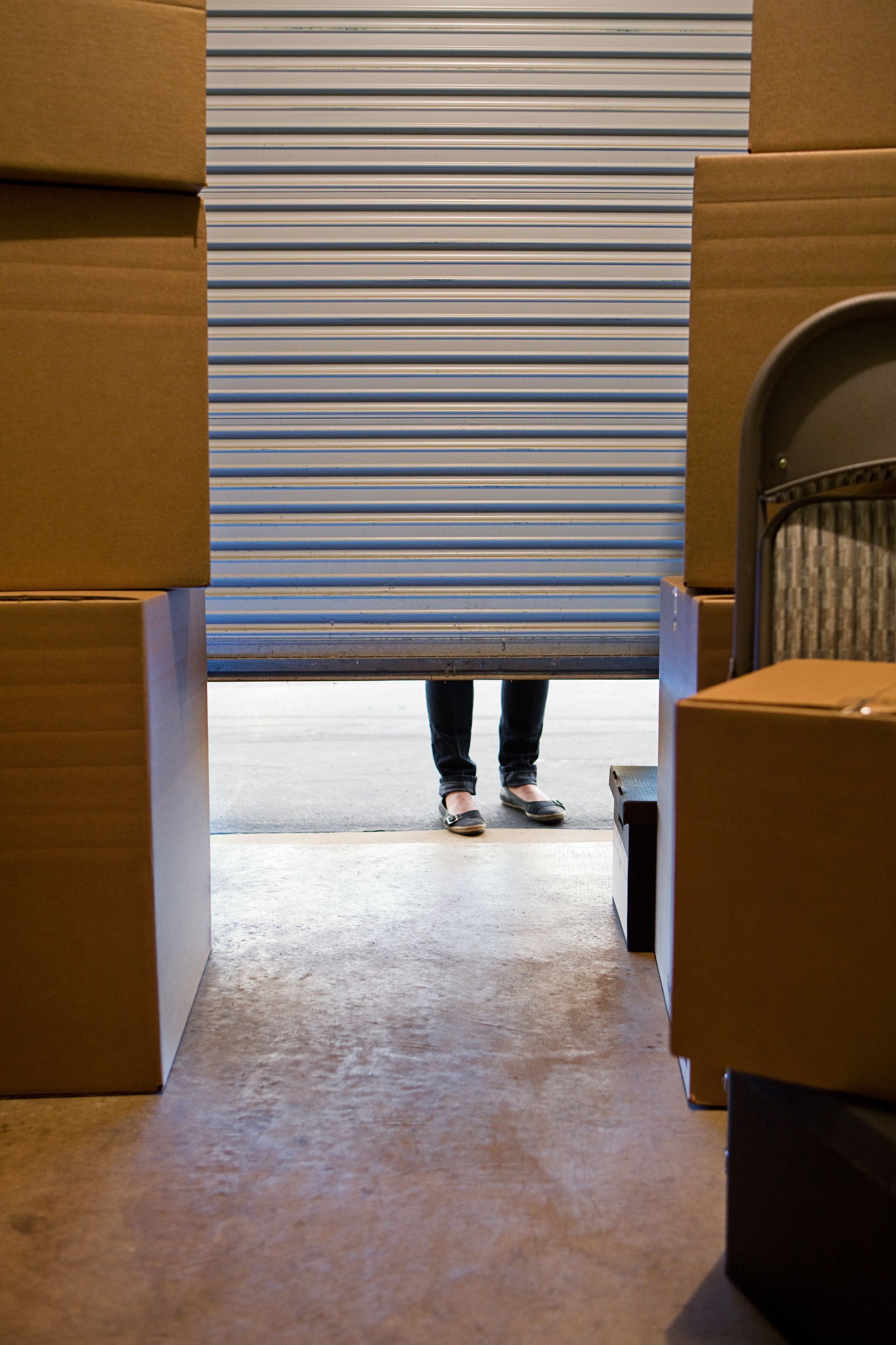 Inside a Self Storage Unit