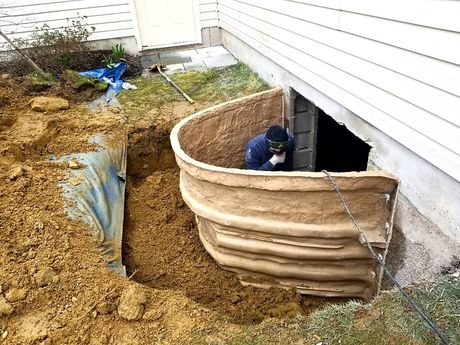 Egress window installation by our professionals