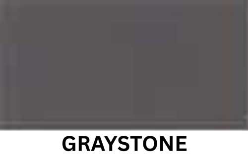 A solid, dark gray rectangular swatch labeled