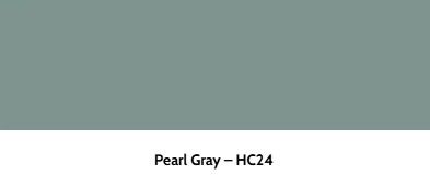 A solid rectangle of muted, greenish-gray paint color labeled