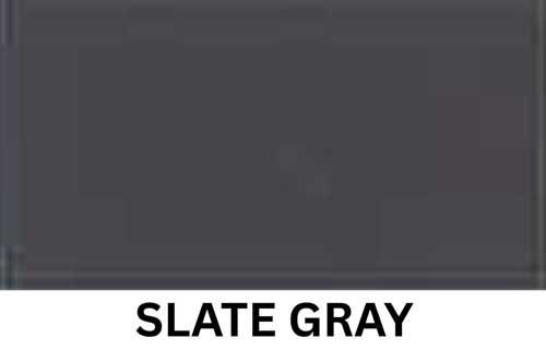 A solid, dark slate gray rectangle centered above the text