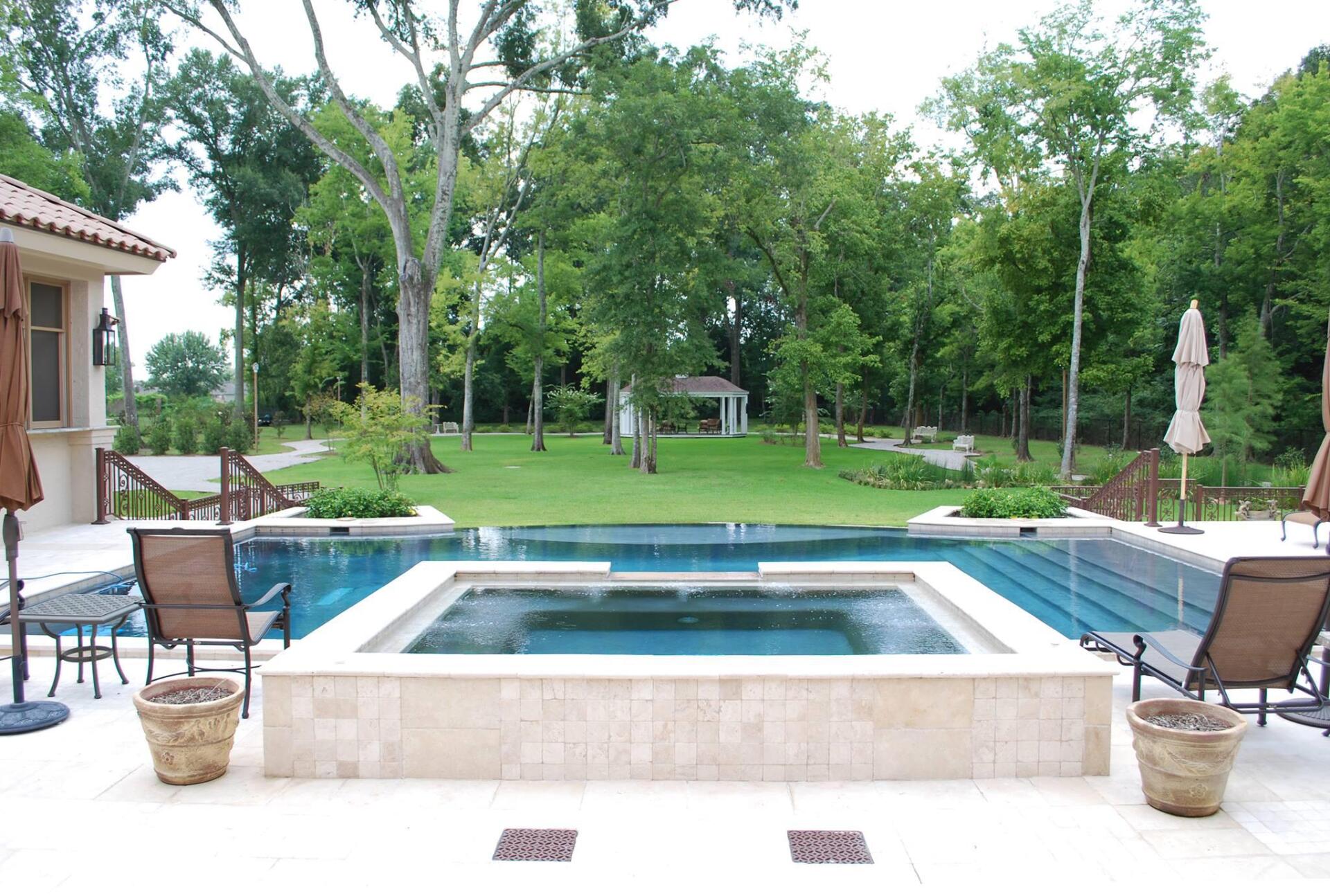 Swimming Pool With Trees — Baton Rouge, LA — Philip Moser Associates, Inc.
