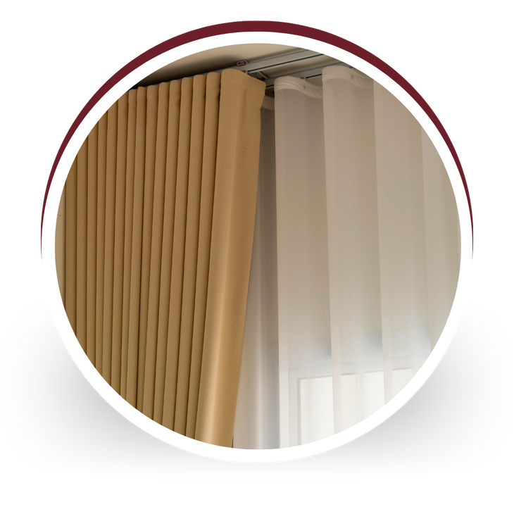 S Fold curtains gold coast