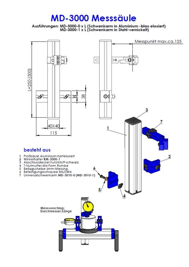 MD-3000 Profilsäule