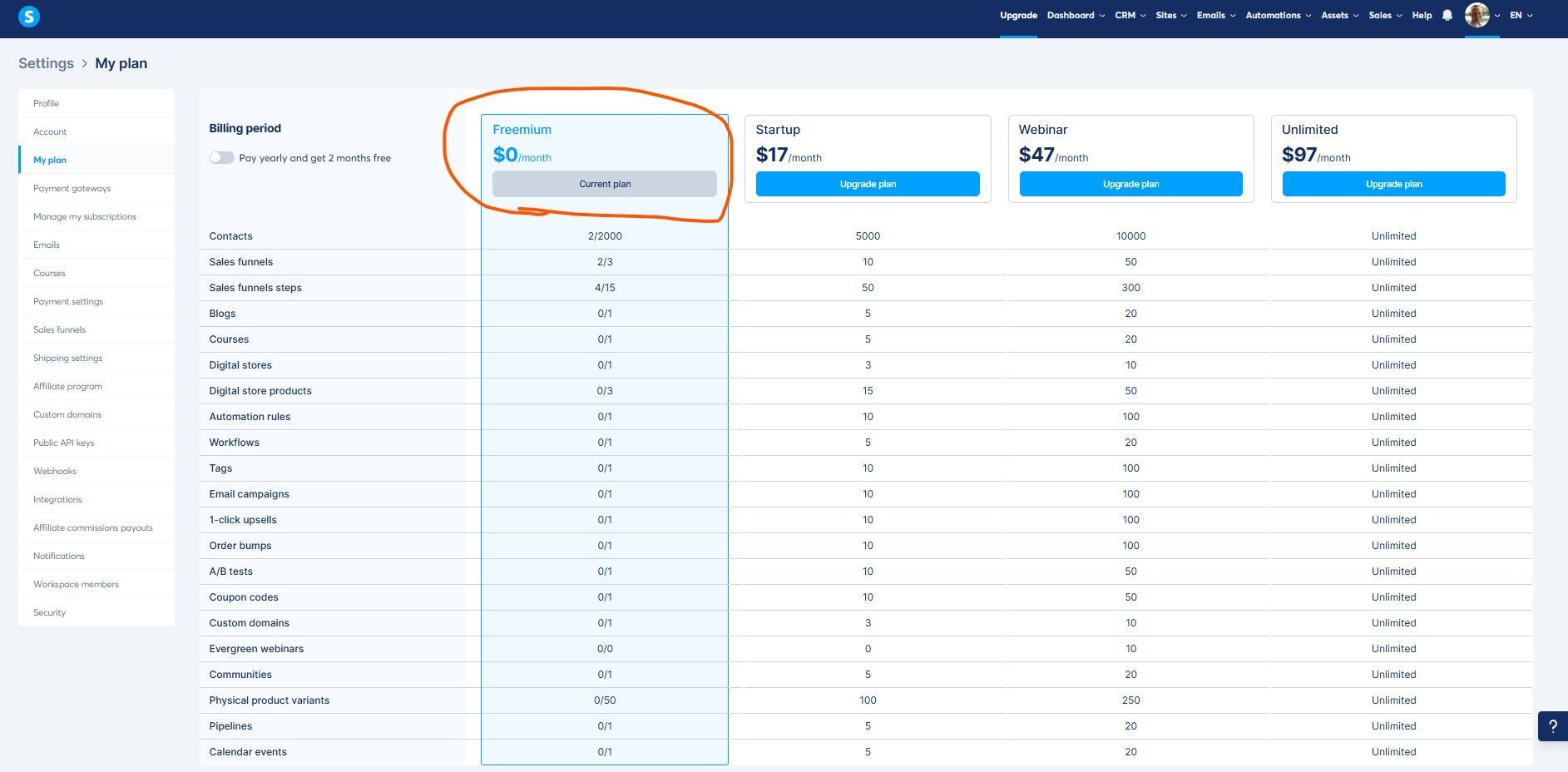 Webpage with a data table, filter options, and blue and white color scheme.