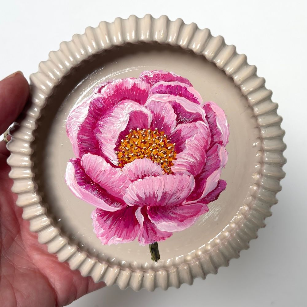 Rose wandbordje