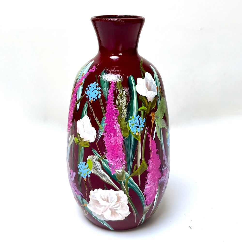 Vaas Bordeaux Blossom
