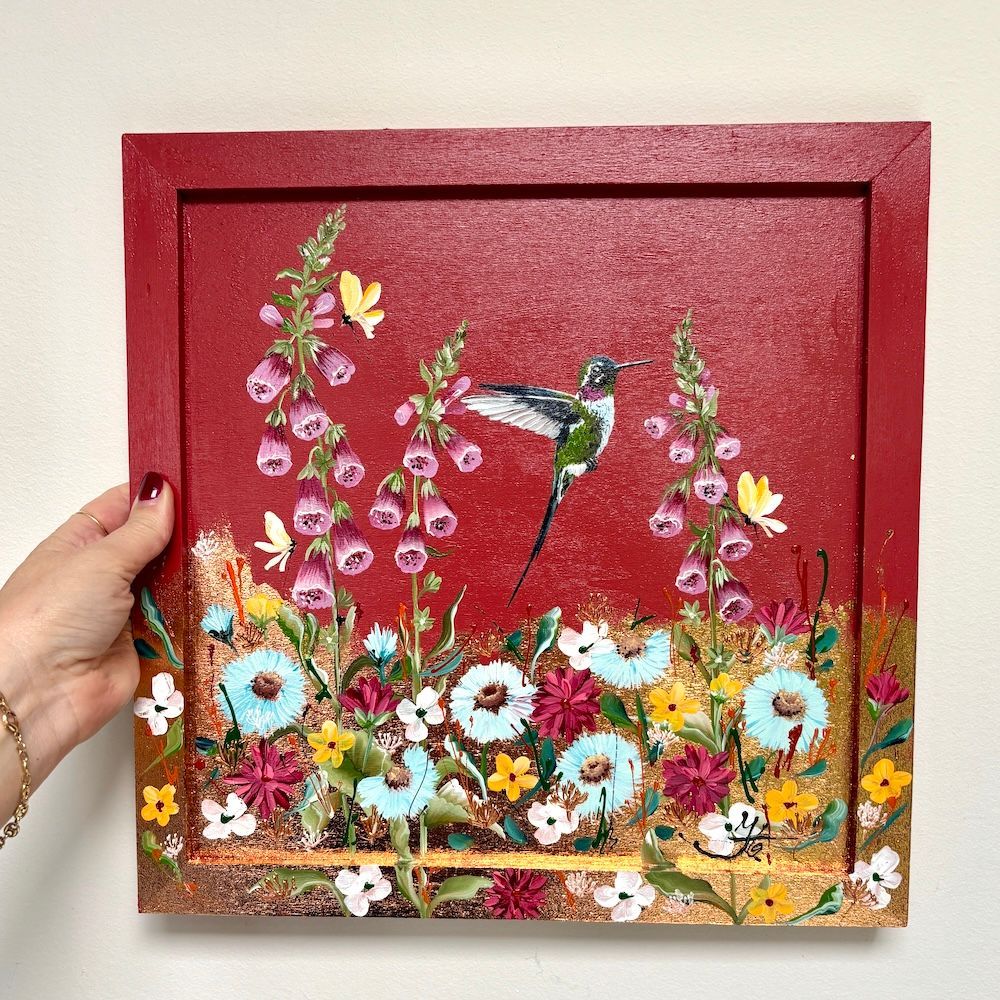 Schilderij Hummingbird
