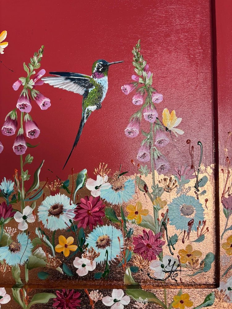 Schilderij Hummingbird