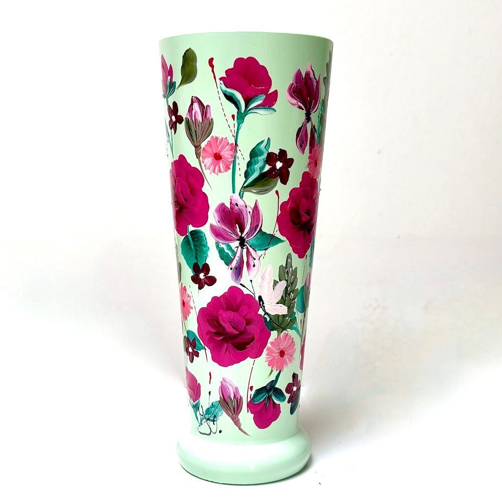 Vaas Pistache Blossom Rose