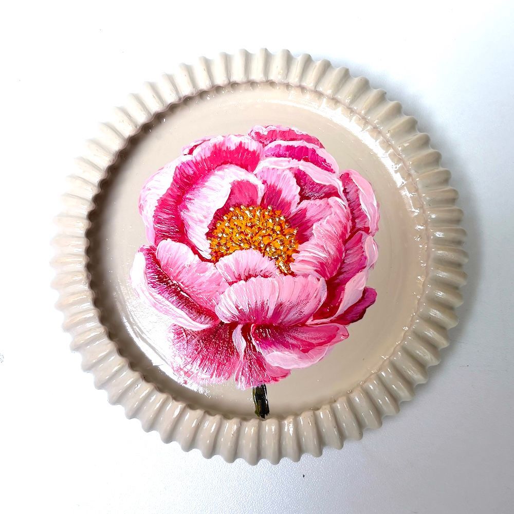 Rose wandbordje