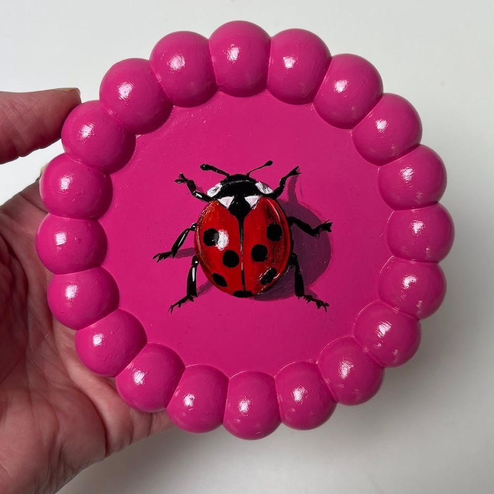 Ladybird wandbordje