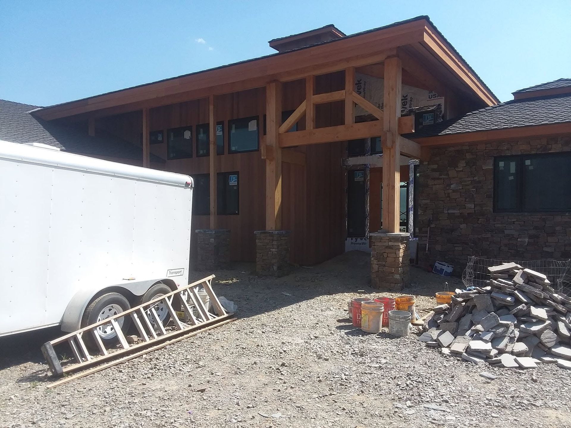Exterior remodeling project completed by Affordable Remodels LLC in Bonners Ferry, ID