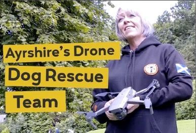 Ayrshire's Drone Dog Rescue Team Meet Ayrshire's Drone Dog Rescue Team and their incredible success rate in re-uniting lost dogs with their owners. But the eye in the sky is not the main reason they have become so successful.