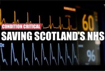 Condition Critical - Saving Scotland's NHS Although health is devolved to Scotland, funding is controlled entirely by the government in England which is moving the NHS there towards an American-style, profit-based healthcare system. We ask, can the Scottish Government resist the privatisation of Scotland's NHS without independence?