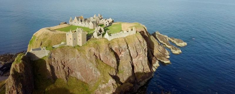 Dunnottar Castle is featured in The Scotland Channel film, Castle from the Sky.