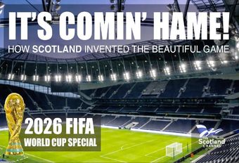 It's Comin' Hame! The narrative is that the modern game of football was invented in England. However, The Scotland Channel explores the early origins of football to determine whether football should be comin' hame to Scotland.