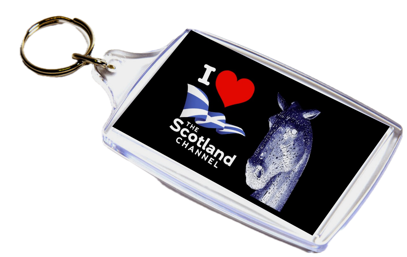 Scotland Channel Key Ring