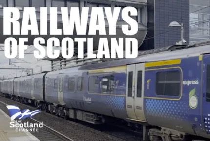 Railways of Scotland Have your ticket ready to explore Scotland's railways present and past! A must for all rail fans, we 'travel' from The Scottish Borders to the Highlands of Scotland in search of trains, trams and abandoned lines.
