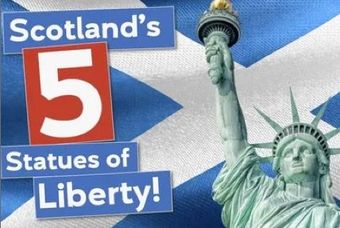 Scotland's Five Statues of Liberty America's most famous statue is undoubtedly The Statue of Liberty in New York. But whilst America has the most famous Statue of Liberty, Glasgow, in Scotland has five of them!