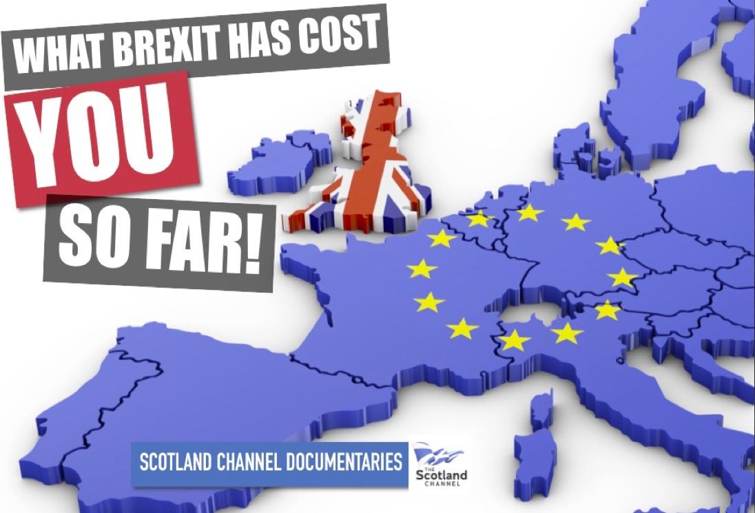 What Brexit has cost YOU so far! Many people consider Brexit done and dusted but the reality is that its impact is hitting ordinary families across the UK every day that passes.
The Scotland Channel examines the legacy cost to families across Britain and looks at the impact this has had on Scotland which did not vote for it, instead being dragged out of the single market against its will.
We reveal the shocking cost which continues to hit the economy every single year, why billionaires bankrolled the Brexit campaign and how the man who led it is now poised to become Prime Minister in 2029.
Many people will be shocked just how much they are still paying every year as the ecomic hit to the UK economy continues despite promises made during the Leave Campaign that the UK will be able to invest the savings from leaving the EU into the NHS instead.
We also look at exactly what the money we’ve lost could have paid for.
