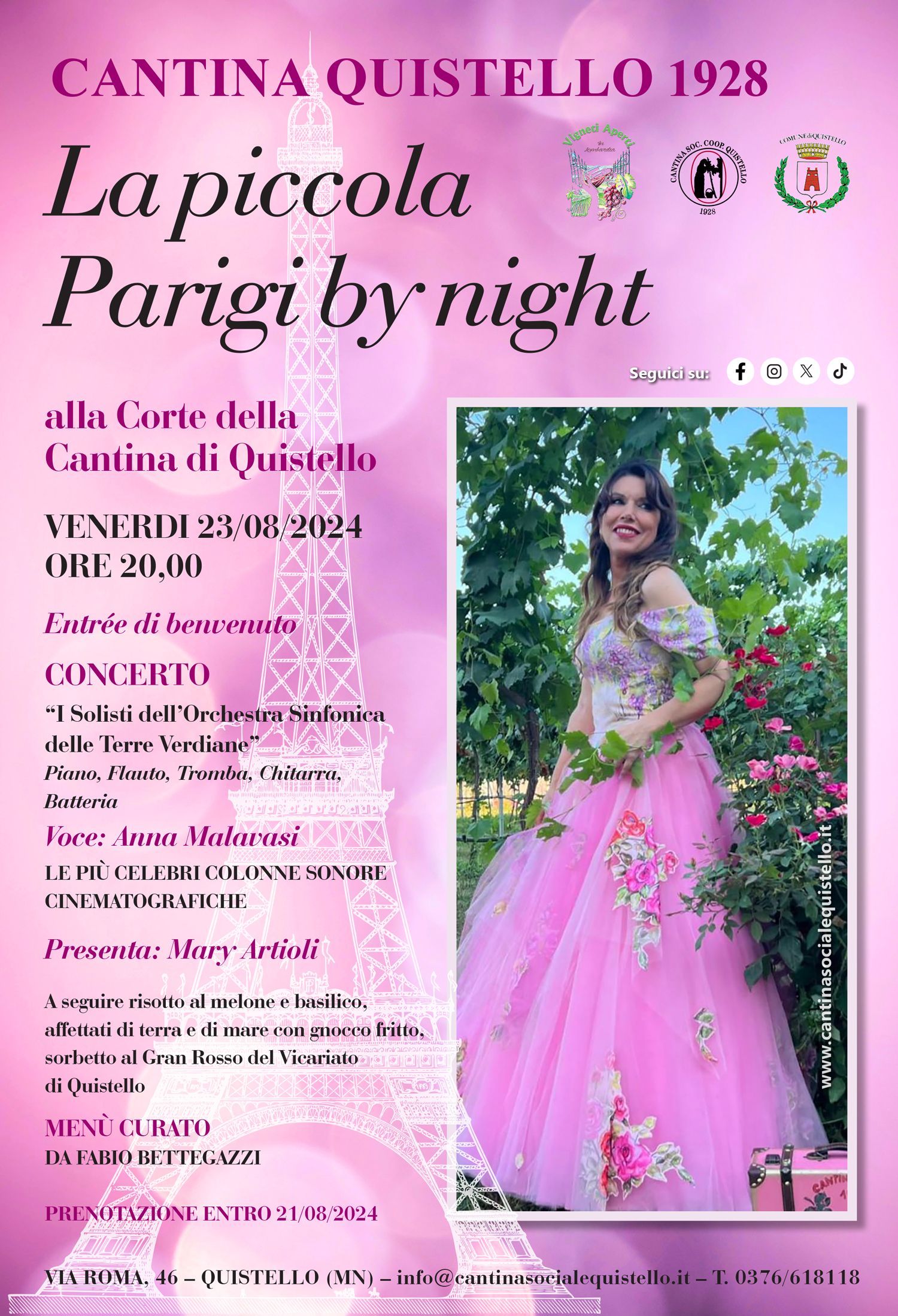 A poster for a concert called calici di musica nell aria e il mare in tavola