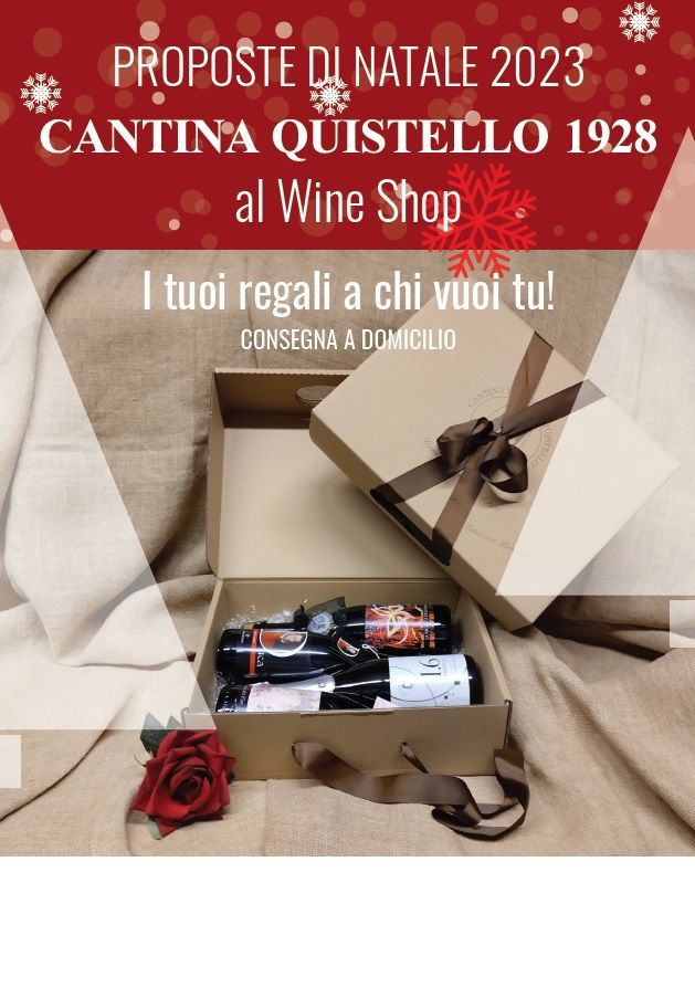 Una scatola con dentro una bottiglia di vino