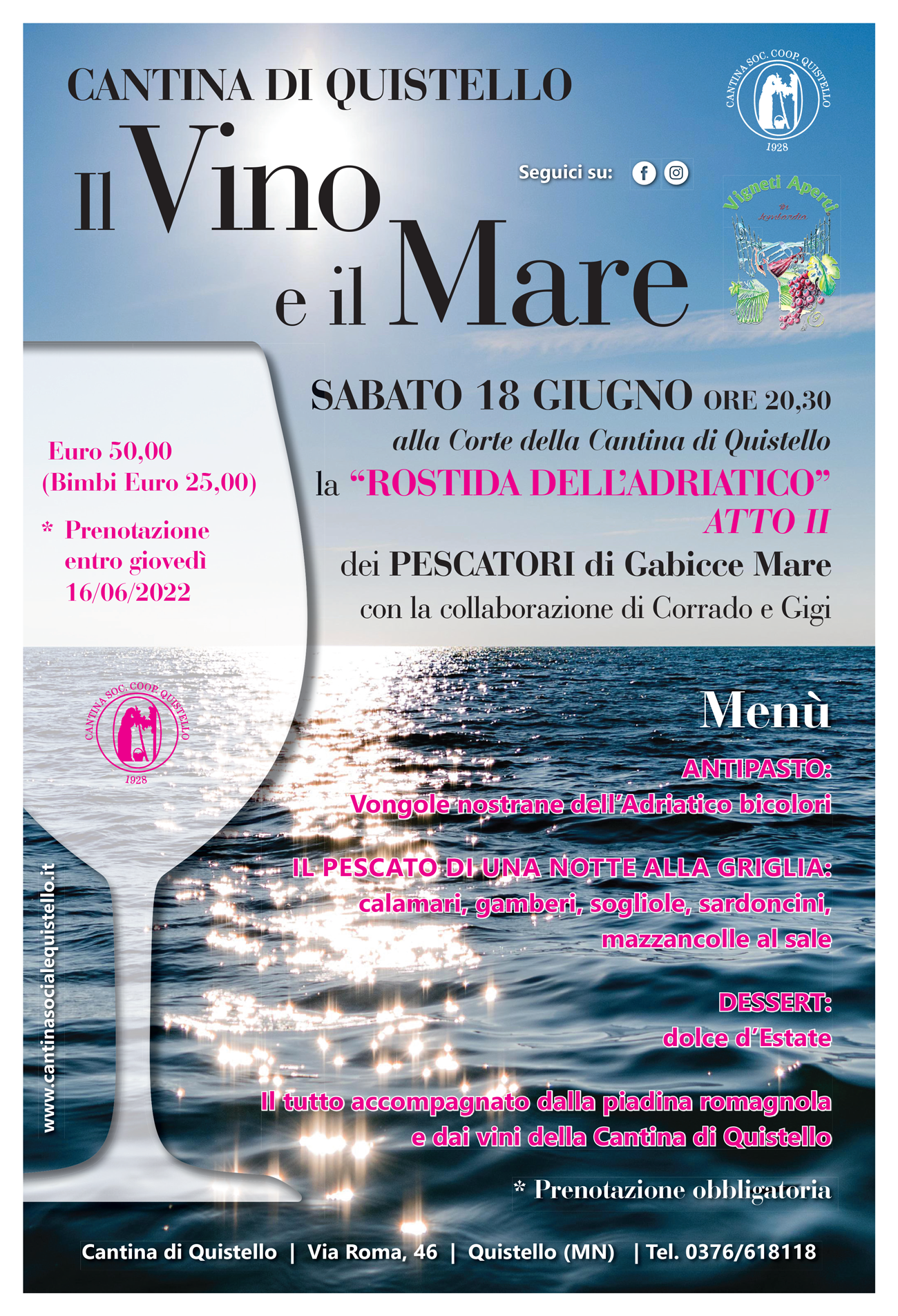 Manifesto Vino Al Mare