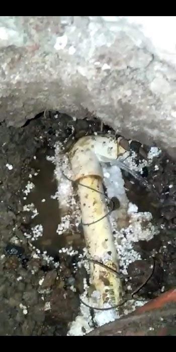 FONTANERÍA SANTACRUZ - revisión de tuberías con cámara de fibra óptica