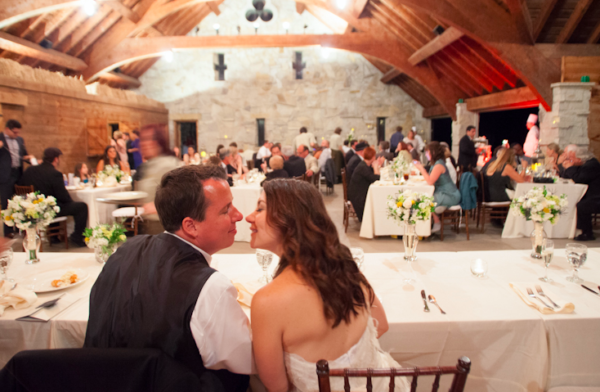 wedding venue in barn