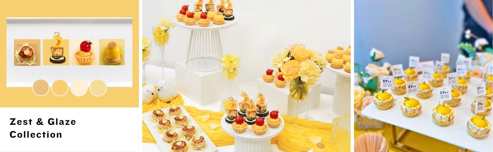 企業活動品牌色主題 canapés 到會