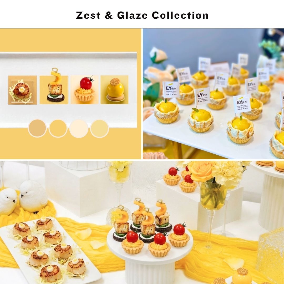 企業活動品牌色主題 canapés 到會