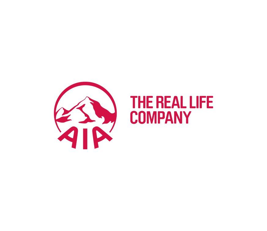 AIA logo with a mountain scene inside a circle and