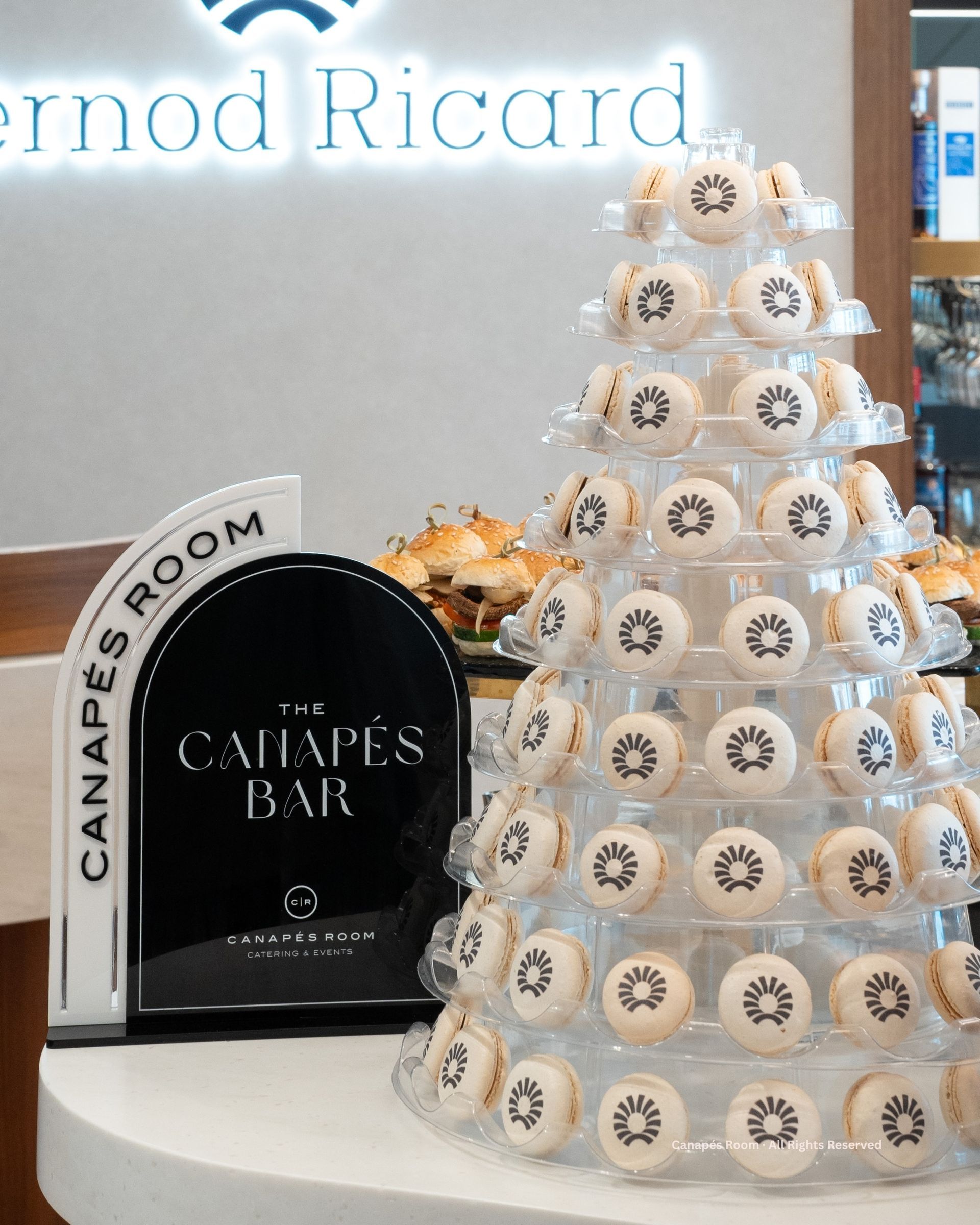 Macaron tower at