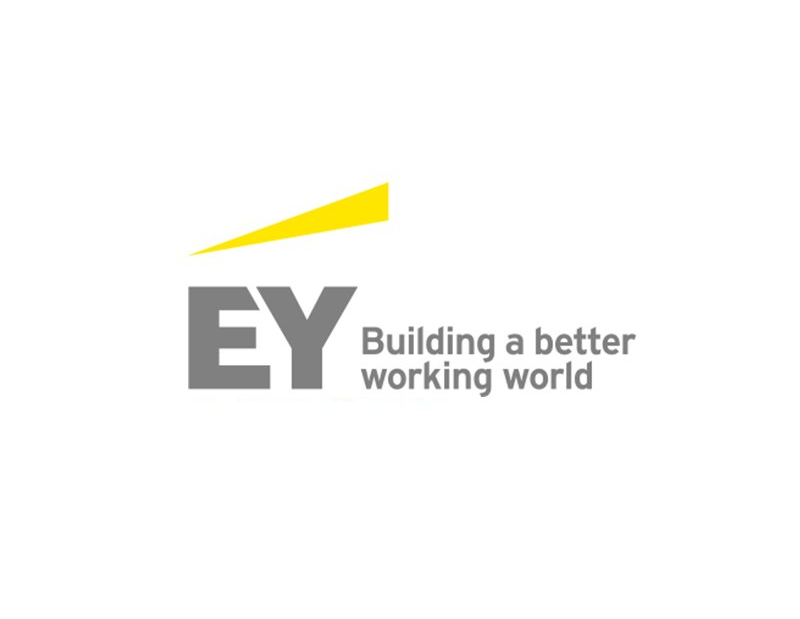 EY logo with gray