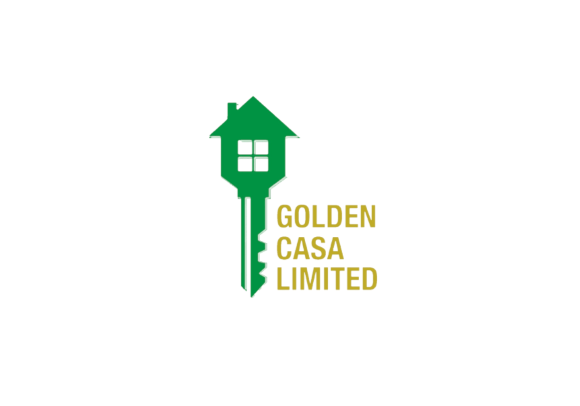 Green key with house top, 