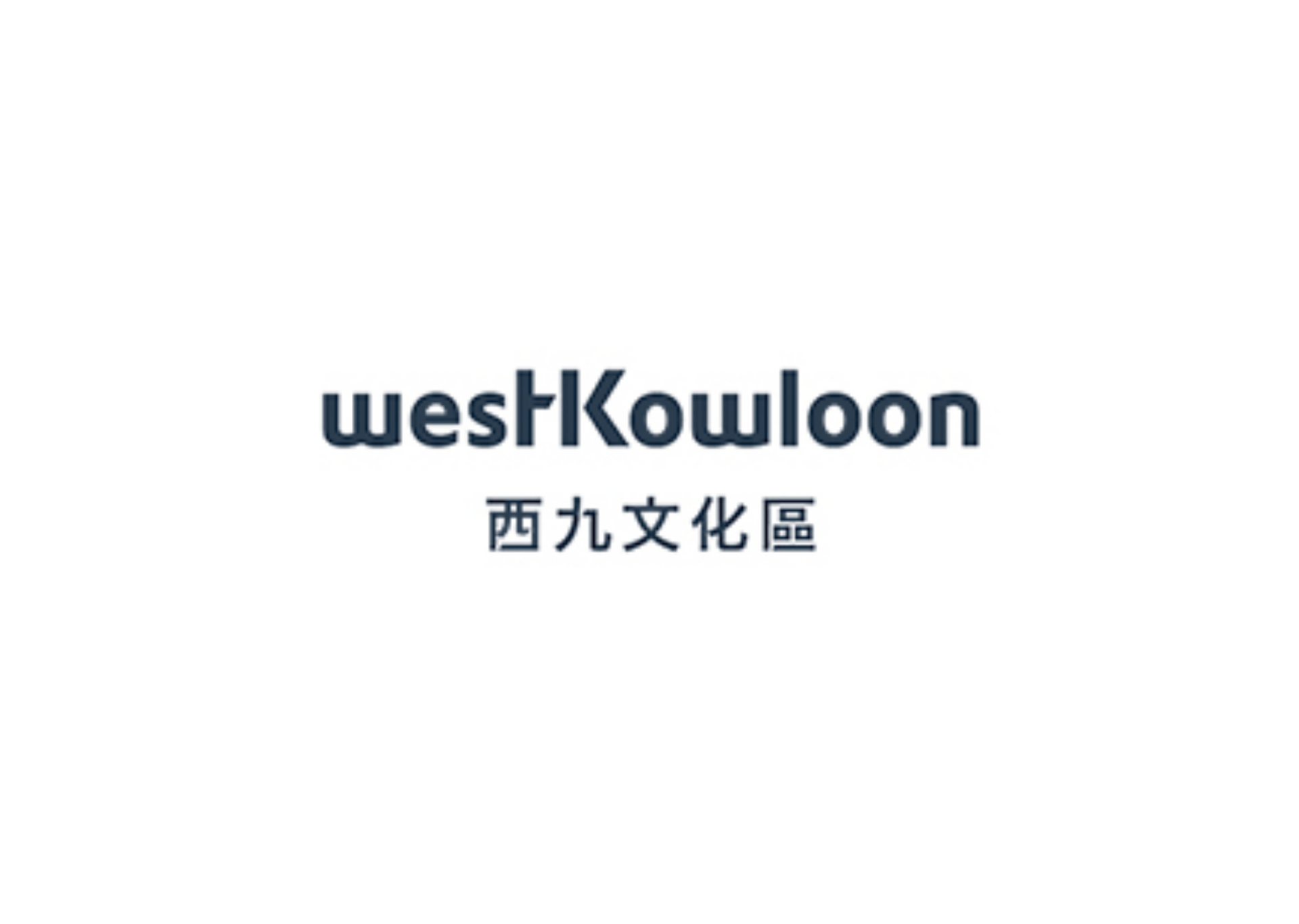 West Kowloon logo with the English and Chinese names of the district.