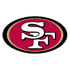 The logo for the san francisco 49ers football team