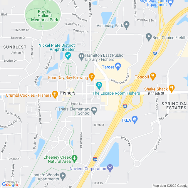 Map of business location