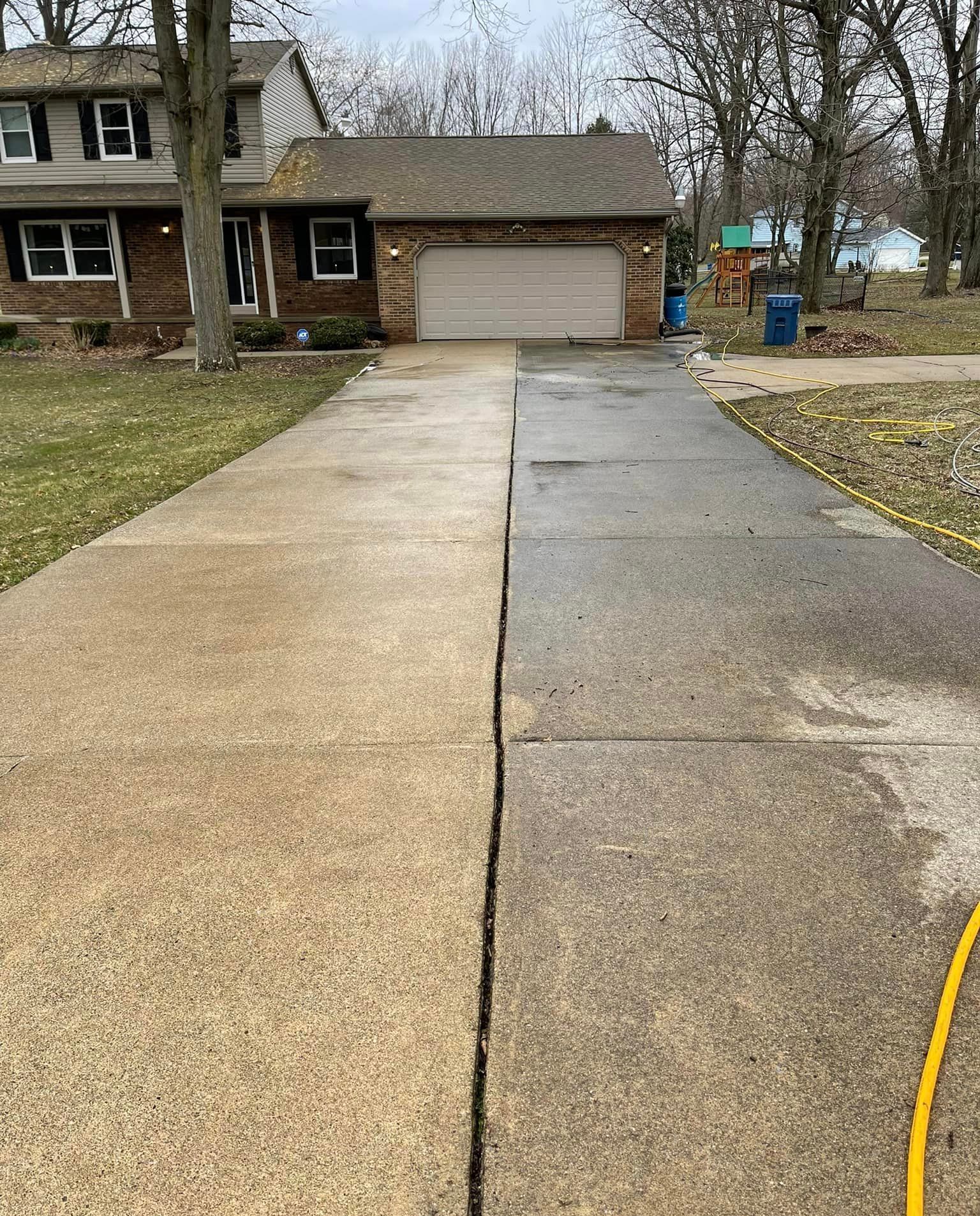 Power or pressure washing your concrete is an important part of keeping your concrete looking new. N.E. Ohio & Western PA.