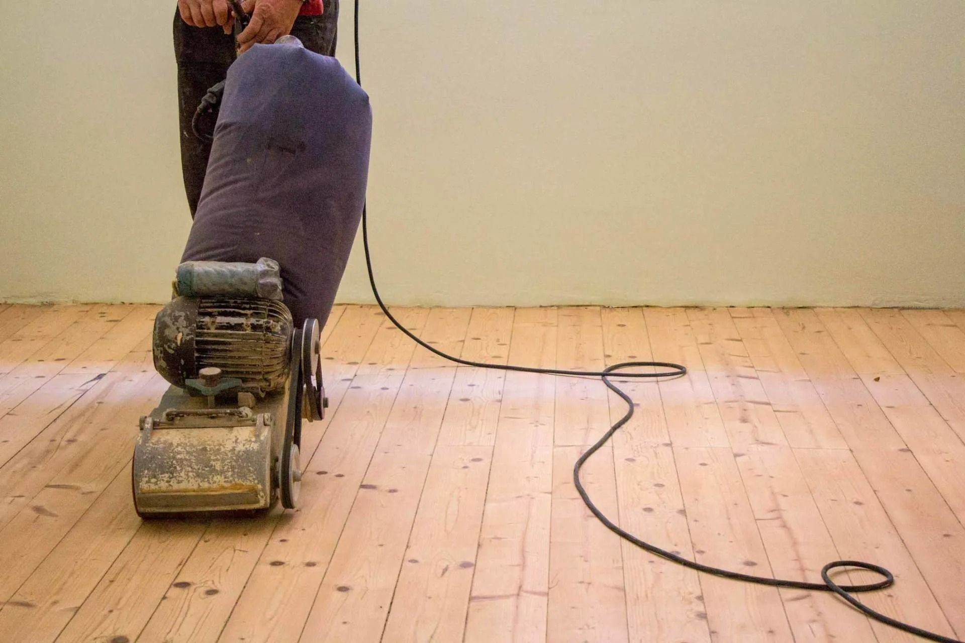 Sanding Wooden Floor — Winston-Salem, NC — Foust Flooring