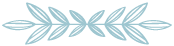 Light blue leaf design.