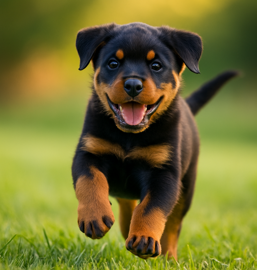 Puppy running