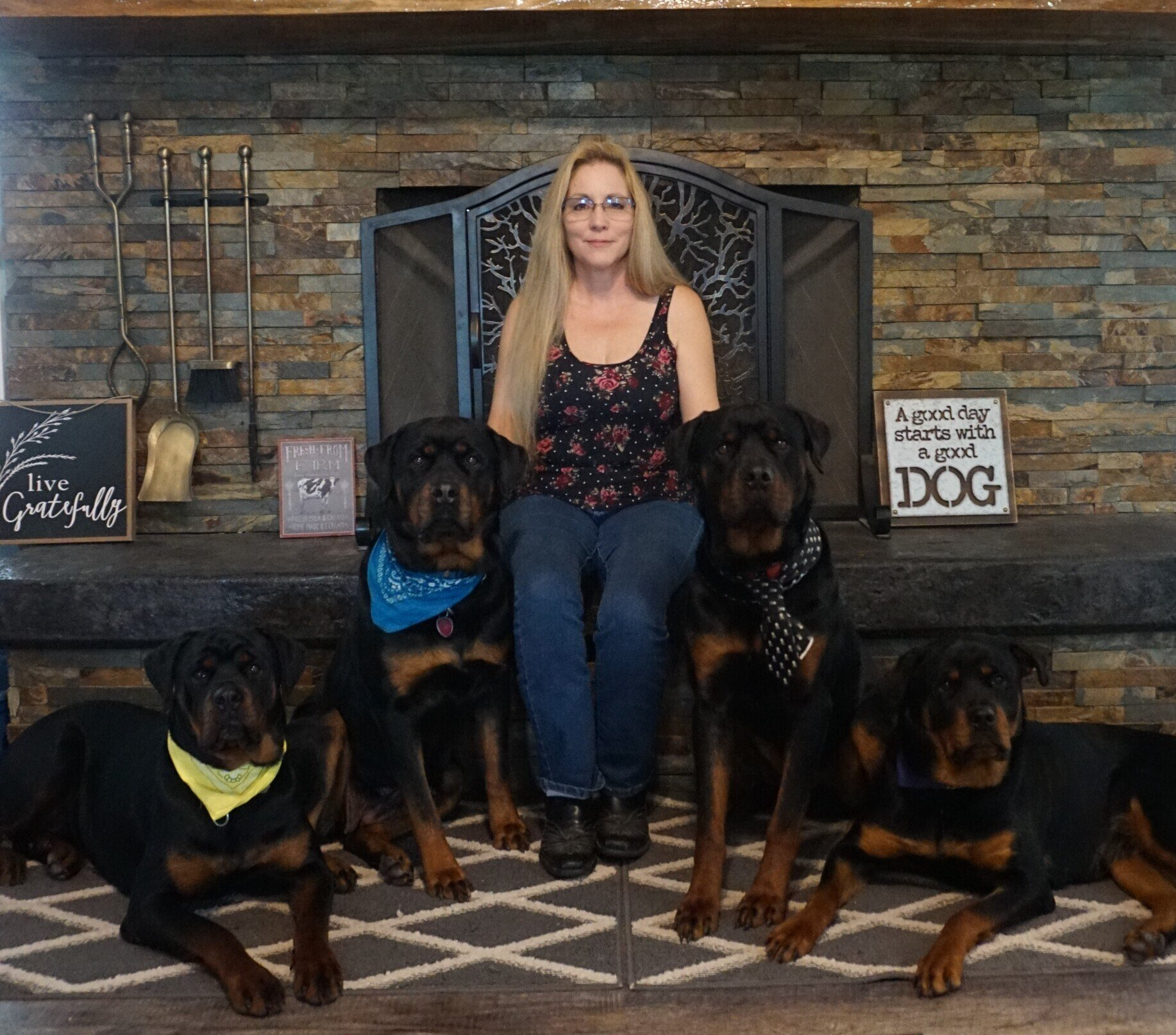 Judy Conrad and Spartan Rottweilers
