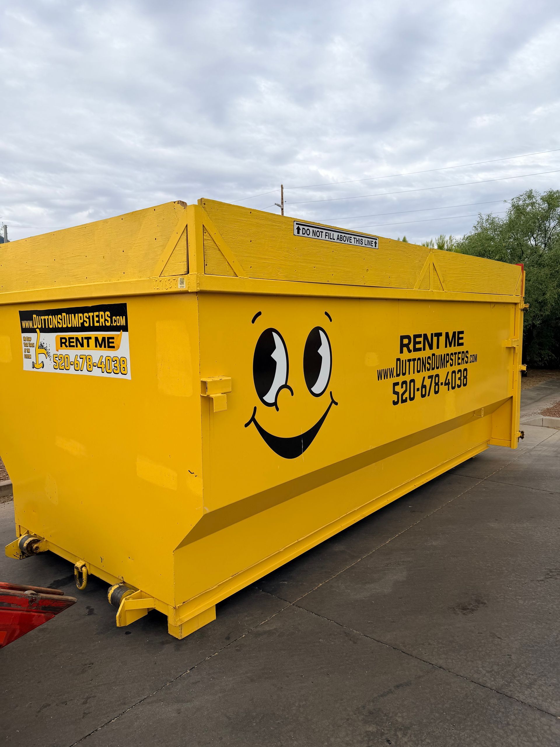 30 yard roll-off dumpster from Dutton's Dumpsters