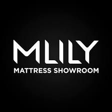 MLILY Mattress Showroom logo in white on a black background