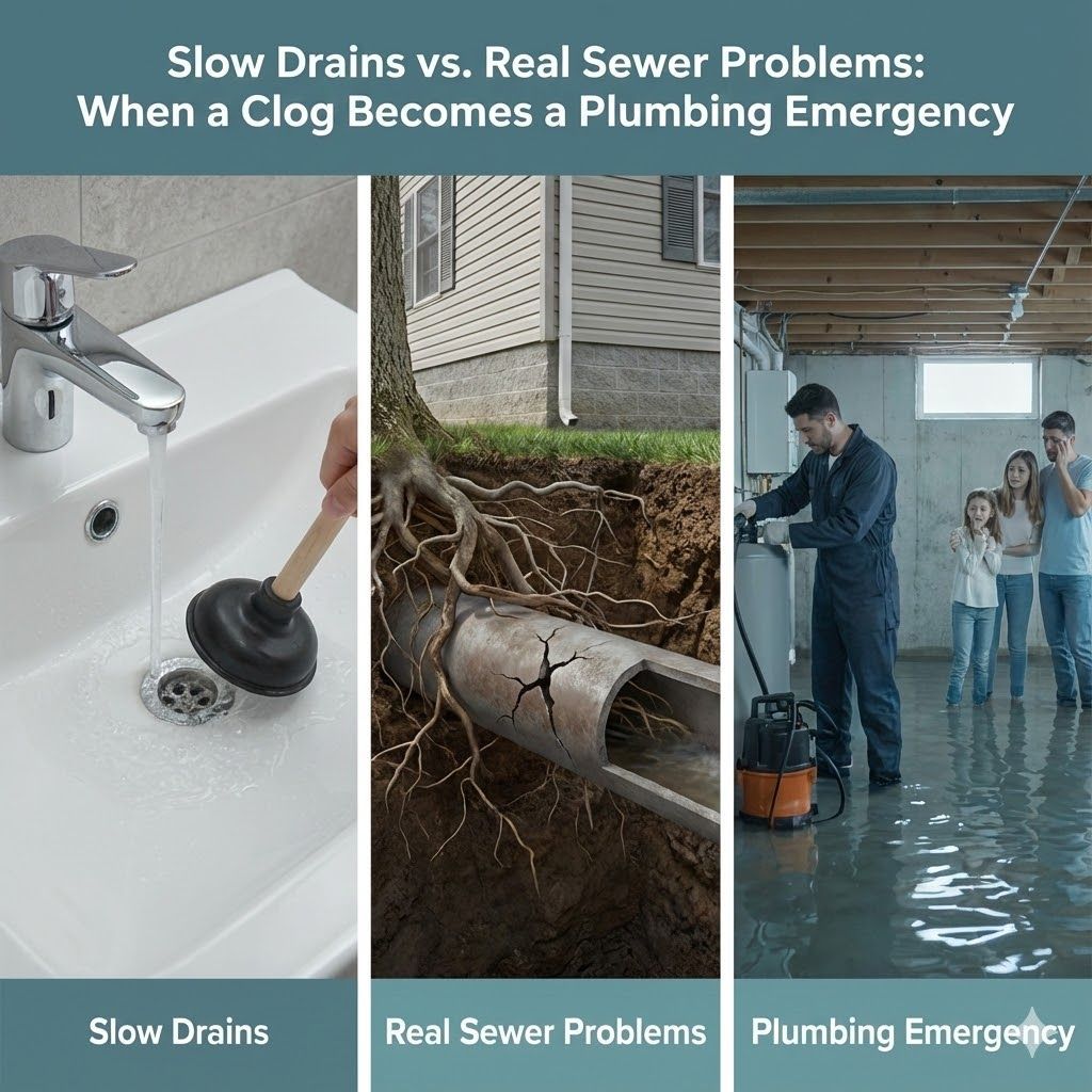 slow drain